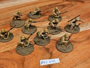 Warlord Games Bolt Action Imperial Japanese Infantry Very Well Painted x10 MC041 - Picture 1 of 24