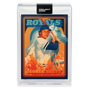 Topps PROJECT 2020 Card 175 - 1975 George Brett by Matt Taylor