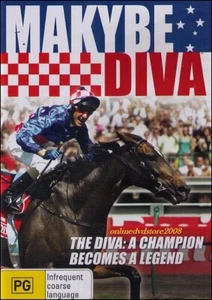 MAKYBE DIVA - Aussie Champion Race Horse LEGEND (Melbourne Cup) DVD Region 4 - Picture 1 of 1