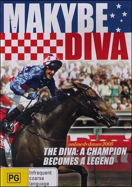 MAKYBE DIVA - Aussie Champion Race Horse LEGEND (Melbourne Cup) DVD Region 4 - image 1 of 1