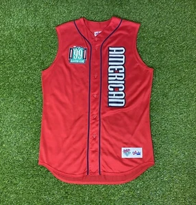 1999 Derek Jeter New York Yankees Majestic Authentic AL All Star Jersey L - Picture 1 of 17