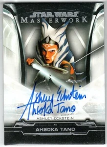 STAR WARS 2019 TOPPS MASTERWORK A-AE ASHLEY ECKSTEIN AS AHSOKA TANO AUTOGRAPH - Picture 1 of 2