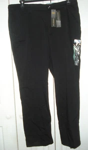 Damen schwarze Hose Lee Größe 18 kurz Flex Baumwollmischung - Bild 1 von 2