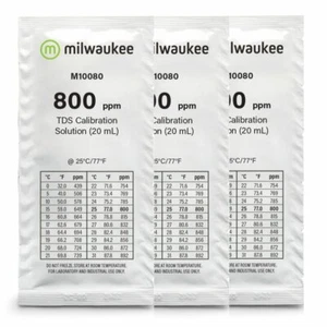 Solución de calibración TDS 3x20 ml 800 ppm, milwaukee/m10080, pedido pendiente 8 semanas - Imagen 1 de 1