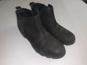 Botas Sorel para mujer 9 Reino Unido 7 EUR 40 26 cm cuero impermeable sin cordones - Imagen 1 de 8