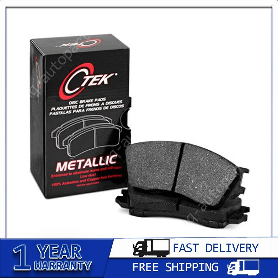 Juego de 1 pastillas de freno traseras metálicas centradas para Mercedes-Benz C280 2008-2009 Foto 1 de 3