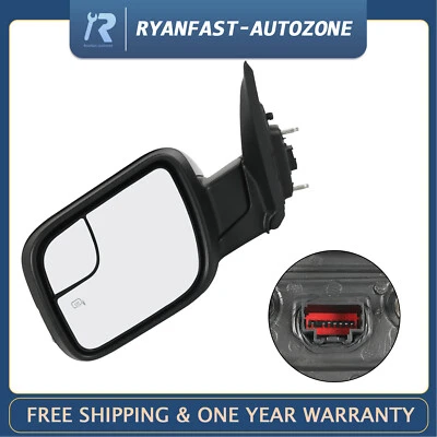 Driver Side Heated Mirror w/ Puddle Light Power 7Pin For 2016-2019 Ford Explorer - Image 1 of 4