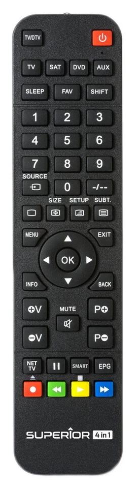 Ersatzfernbedienung Remote Control Re-Flix Light passend für SAT/DTT HUMAX RM301 - Bild 1 von 1
