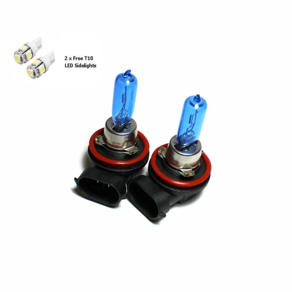 2 X H9 100W High/Main Beam Super White HID Xenon Halogen Car Bulbs T10 - Image 1 of 2