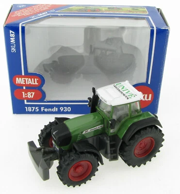 SIKU 1875 - FENDT VARIO 930 UNIVE Verzekeringen Werbemodell 1:87 in OVP Traktor - Bild 1 von 4