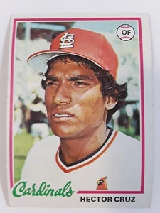 1978 Topps Hector Cruz #257 baseball card Saint Louis Cardinals - Picture 1 of 3
