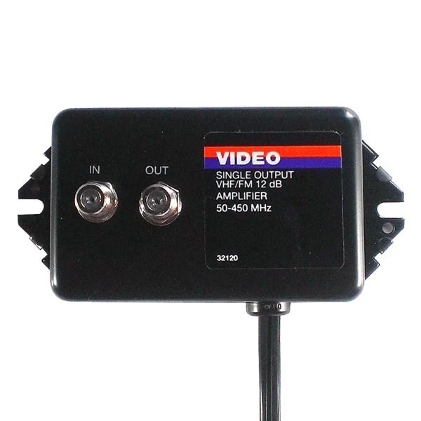 Eagle 12 dB Signal Amplifier VHF Antenna HDTV CATV Video Single Output Amp - Image 1 of 1