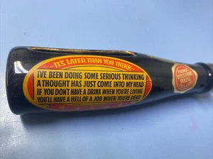 Prince William Ware England 'If You Dont Have A Drink' Ceramic Bottle - Picture 1 of 7
