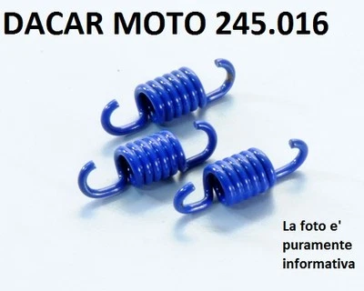 245.016 Set Ressorts Embrayage D.2 Bleu POLINI Benelli : Naked 50 - Photo 1/4
