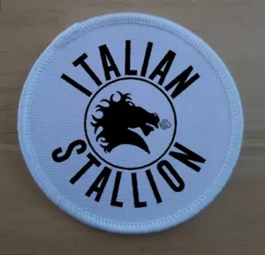 Italienischer Hengst Rocky Balboa Boxen Aufbügeln oder Aufnähen Patch Abzeichen - Bild 1 von 1