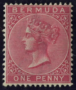 Bermuda  1883-1904  Scott # 19  Mint Hinged - Hinge Thin - Picture 1 of 2
