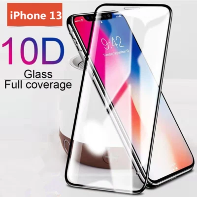Tempered Glass Screen Protector for iPhone 15 14 13 Pro 12 11 Pro Max XS XR 7 8 - Image 1 of 4