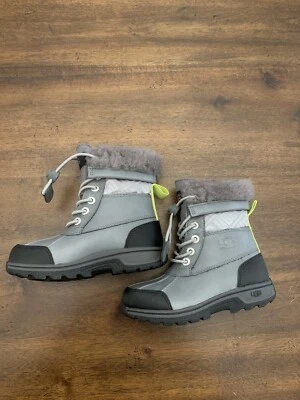 Botas de Nieve Ugg Butte II CWR Niños 11 Niños Gris Nuevas Foto 1 de 4