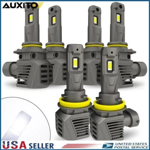 AUXITO H11 9005 LED Headlight for Dodge Ram 1500 2500 3500 2009-2022 Hi Low Beam - Picture 1 of 15