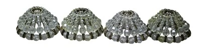 Beaded Shades For Window Night Light Electric Candle Beads  Safety Pins Lot Of 4 - Image 1 of 4