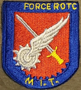 MASSACHUSETTS INSTITUTE TECH MIT Air Force ROTC program AFROTC COLOR VTG ORGINAL - Picture 1 of 2