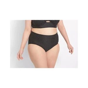 Slip da bagno Lane Bryant Cacique trama a pois 24 - Foto 1 di 3