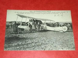 CPA AVIATION Un duel aérien aux environs d'Amiens - L'aviateur français Gilbert - Imagen 1 de 2