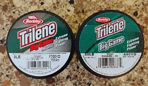 Berkley Trilene Big Game Fishing Line Green 8lb & 30lb Spools, Choose Your Size - Picture 1 of 5