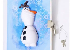 Disney Frozen 2 Squish Olaf Lock Diary Journal In Blue New In Package - Picture 1 of 3