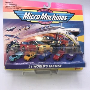 Vtg. Micro Machines #1 World's Fastest 75030 NEW Sealed NIP - Picture 1 of 8