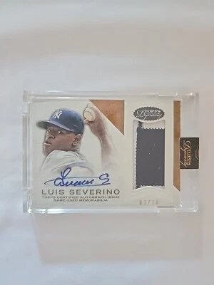 Luis Severino 2016 Topps Dynasty GU Parche RC Autógrafo #/10 Yankees Foto 1 de 4