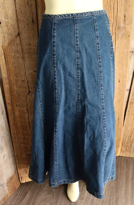 Falda vaquera acanalada Sonoma Lifestyle talla 10 32x35 Foto 1 de 3