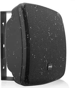 Pyle Outdoor Waterproof Patio Speaker - 5.25" 2-Way 5.25 Inch 80 Watt, Black - Picture 1 of 13