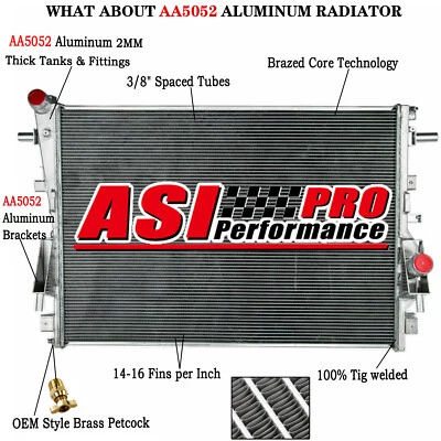 LC3Z8005B 2　Row Radiator For 2017-2022&20 Ford F250 F350 Super Duty 6.7L DIESEL Foto 1 de 4