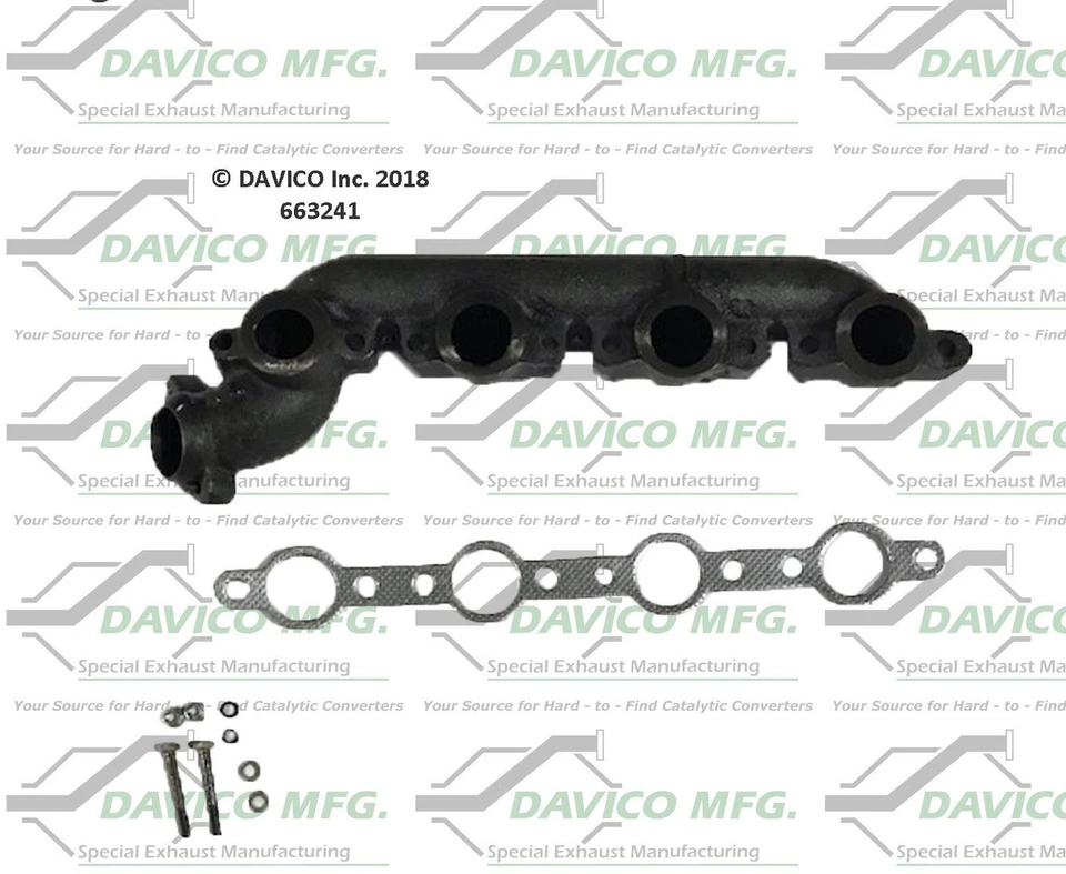 Exhaust Manifold Fits 1999 2000 2001 2002 Ford F-550 Super Duty Turbo 7.3L V8 DI - Image 1 of 3