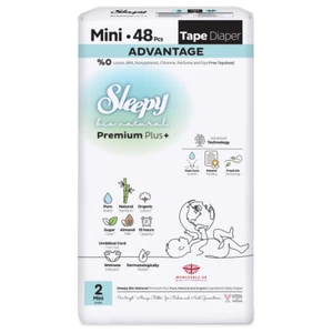 Pañales Sleepy PREMIUM recién nacidos talla 2 (3-6 kg) paquete de 6 288 piezas ENORMES AHORROS - Imagen 1 de 1