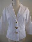 KATE SPADE SUMMER ILANA JACKET SPORT COAT BLAZER WHITE/GOLD 6 $395 NWT SOLD OUT