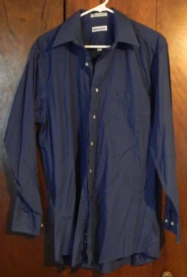 Men’s Pierre Cardin Dress Shirt Size 15-15 1/2 32/33 Denim Blue Long Sleeve - Image 1 of 4