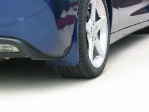 2005-2013 Corvette Millenium Yellow Rear Fender Splash Guards - Picture 1 of 3