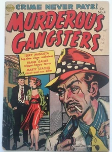 Murderous Gangsters #4 Realistic Comics June 1952 - Picture 1 of 3