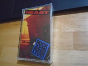 SEALED RARE OOP Heart CASSETTE TAPE Rock the House LIVE Ann Nancy Wilson 1991 ! - Picture 1 of 2