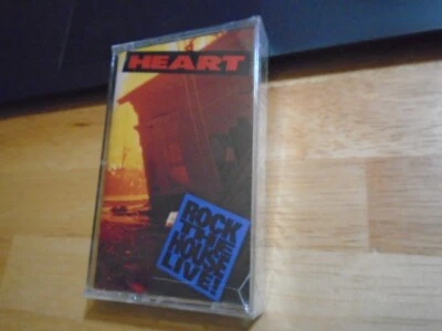 SEALED RARE OOP Heart CASSETTE TAPE Rock the House LIVE Ann Nancy Wilson 1991 ! - Image 1 of 2