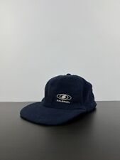 Salomon Vintage Polartec 5 Panel Fleece Hat Cap Outdoor Style One Size Navy Blue