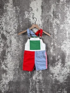 Stella McCartney Overall 5Y Girls Multicolor Colorblock Shorts Sleeveless - Picture 1 of 10