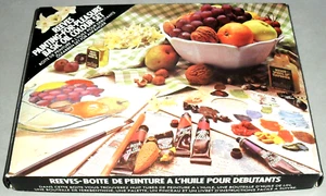 Reeves Basic Oil Colour Set Art Painting For Pleasure Paint BOXED VINTAGE RETRO - Picture 1 of 8