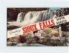 Postcard Greetings from Sioux Falls South Dakota USA