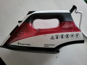 Russell Hobbs 22520 2400W Steam Iron with 320ml Tank - Red and White - Picture 1 of 3