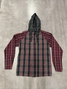 Mauro Grifoni Plaid Jacket Rare Hoodie Plaid Panel Pocket Jacket - Bild 1 von 20