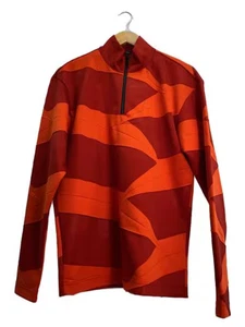 ISSEY MIYAKE MEN / 13aw / Half-Zip Jacket / Size 4 / Polyester / Red / ME33JK158 - Picture 1 of 6