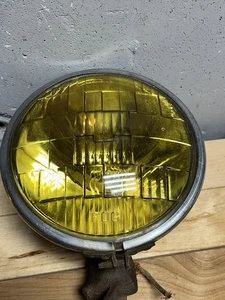 Vtg King Bee 98-99 Chrome Sealed Beam Fog Light Car Tractor Truck Light-Untested - Bild 1 von 10
